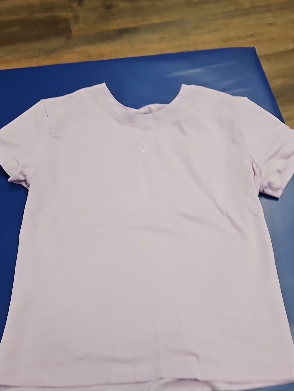 Nike Light Lavender Crop Short Sleeve Tee